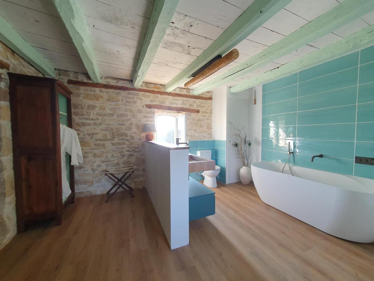Les Pierres Lotoises - Chambre Dhotes Le Pigeonnier Reilhaguet Buitenkant foto